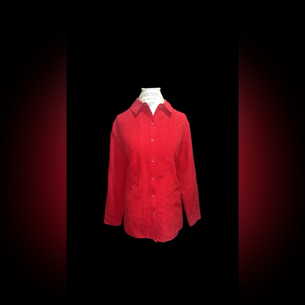 Studio Works Red Button Down Shirt